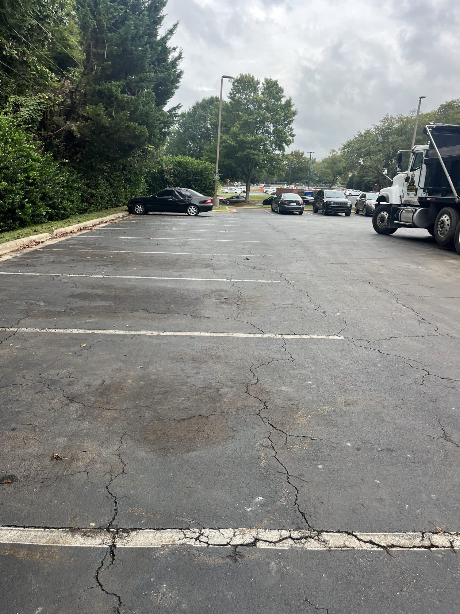 Linear and block cracking in asphalt, the failure crack filling slows